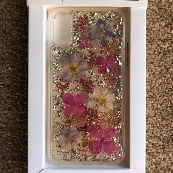 Case-mate iPhone Xs or X Pressed Flower Phone Case - Picture 2 of 5